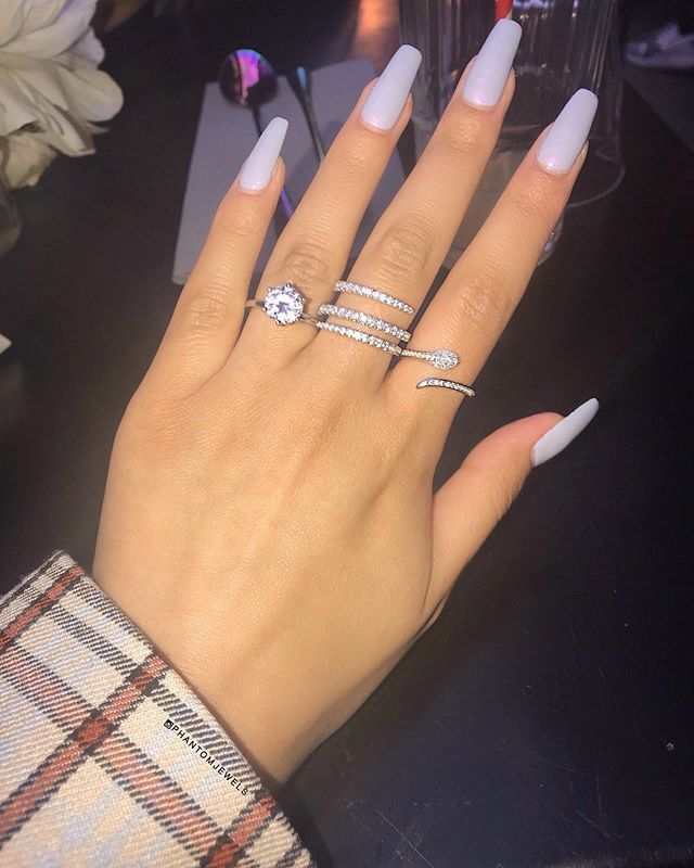 14K Gold Plated / 18K Gold Vermeil Three Row CZ Diamond Cocktail Ring for Women | Adjustable Open Band Multi-Row Zirconia Ring