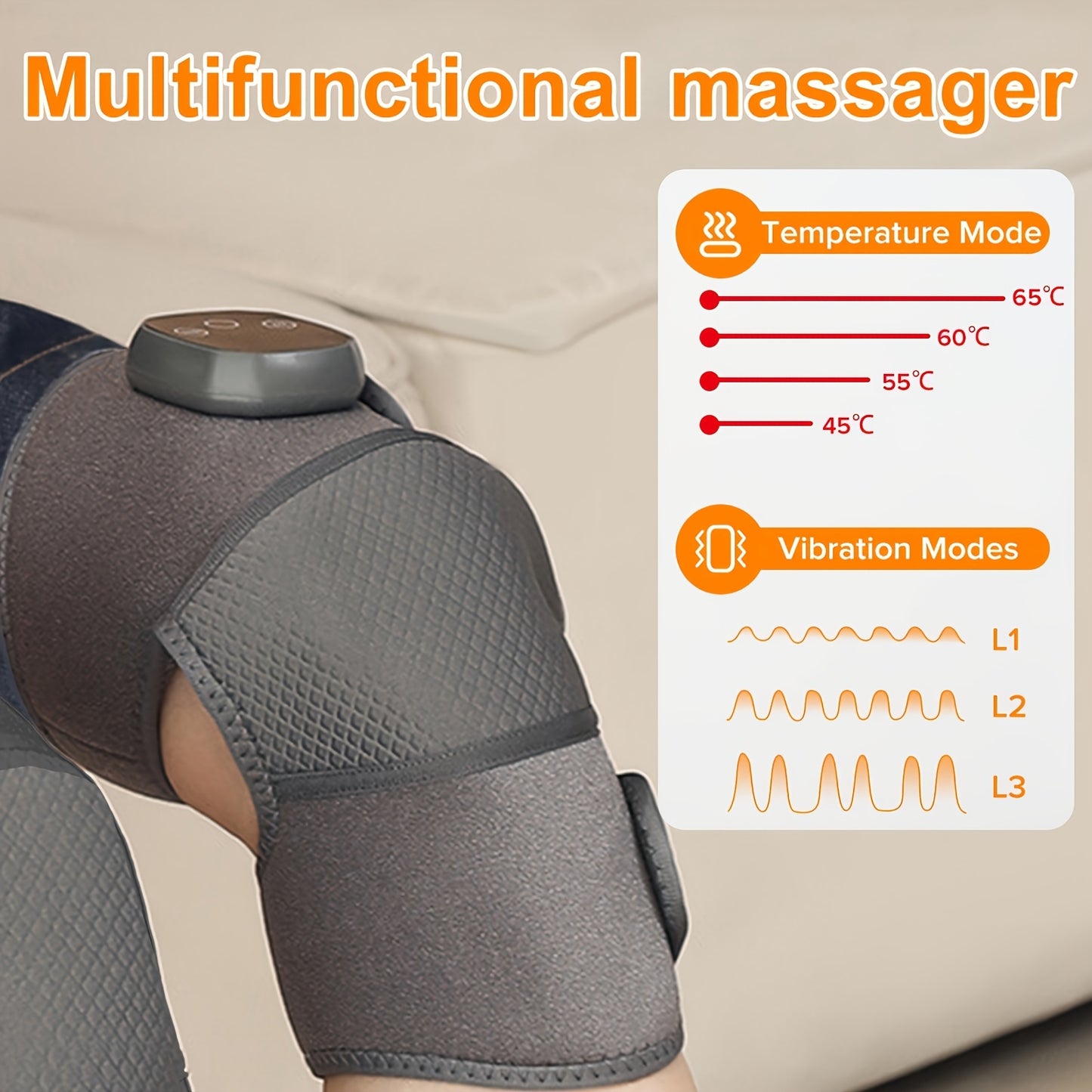 Knee Heating and Massage Device