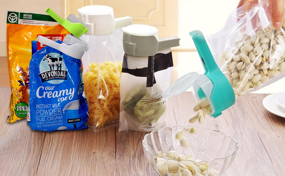 Food Storage Sealing Clip(4 Colors in a Set)