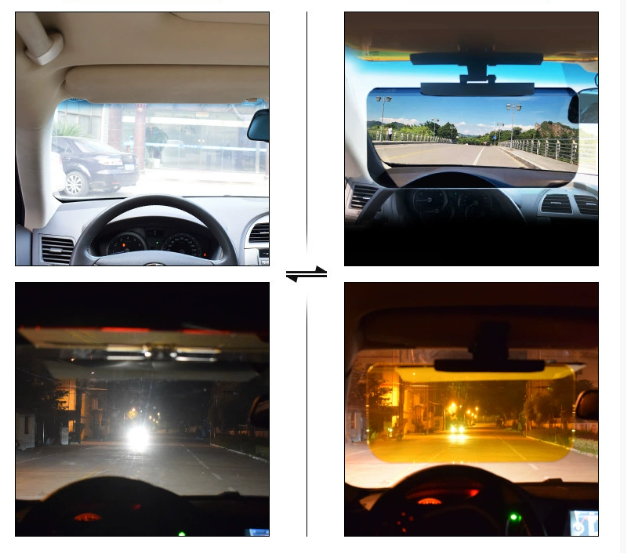 Anti-Glare Driving Visor for Sun Glare & Snow Blindness