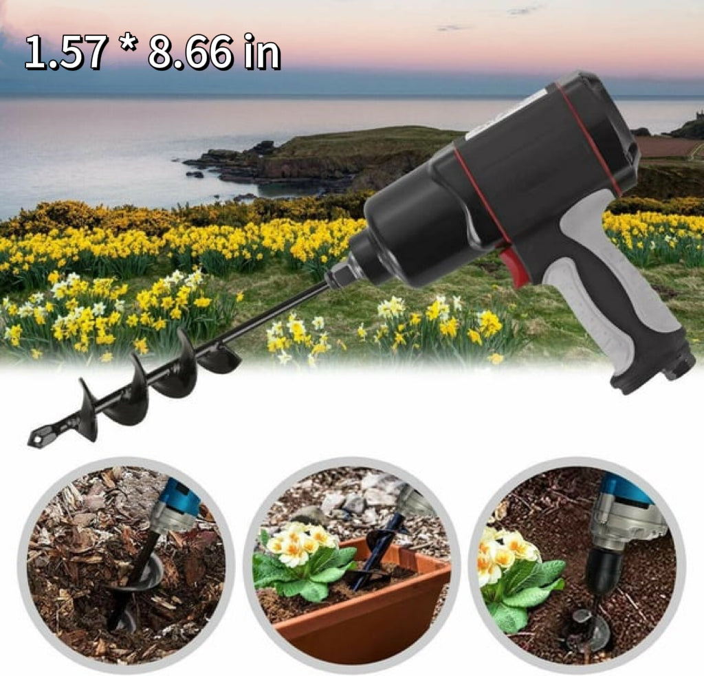 Simple Garden Auger Spiral Drill Bit