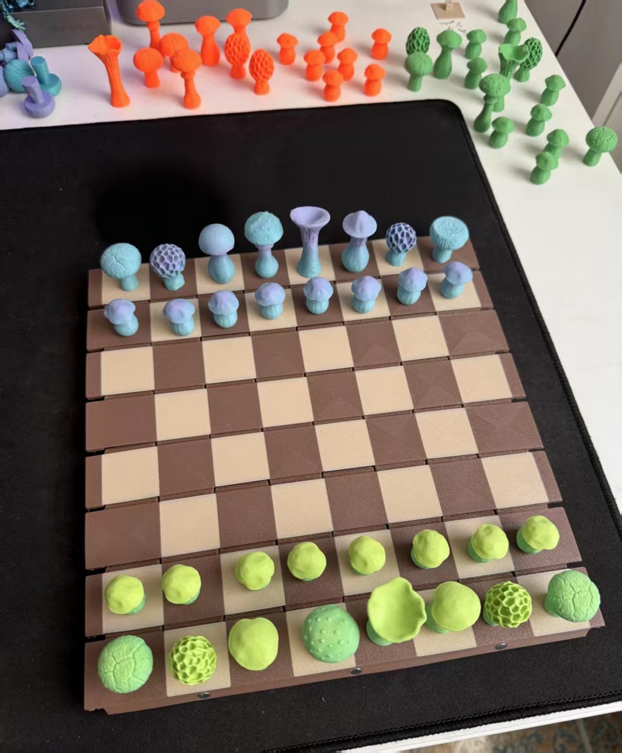 Mushroom Chessboard