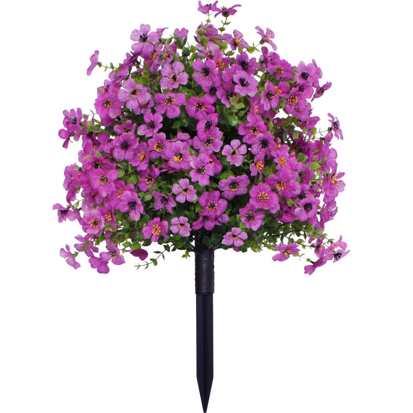Artificial Morning Glory And Violet Floral Decoration