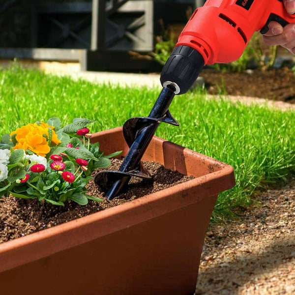 Simple Garden Auger Spiral Drill Bit