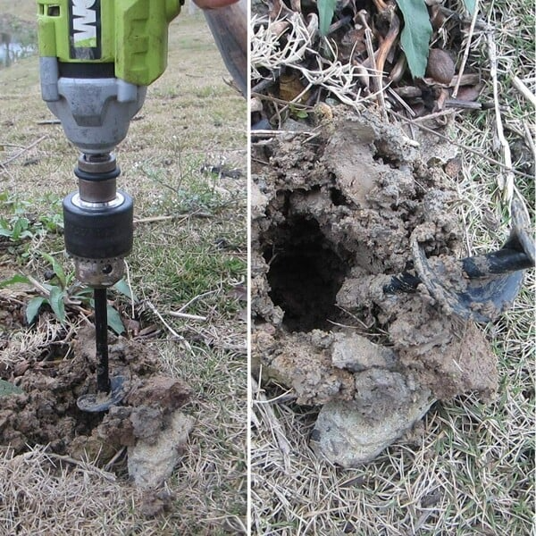 Simple Garden Auger Spiral Drill Bit