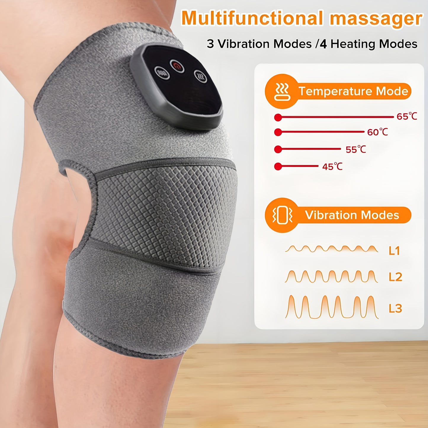 Knee Heating and Massage Device
