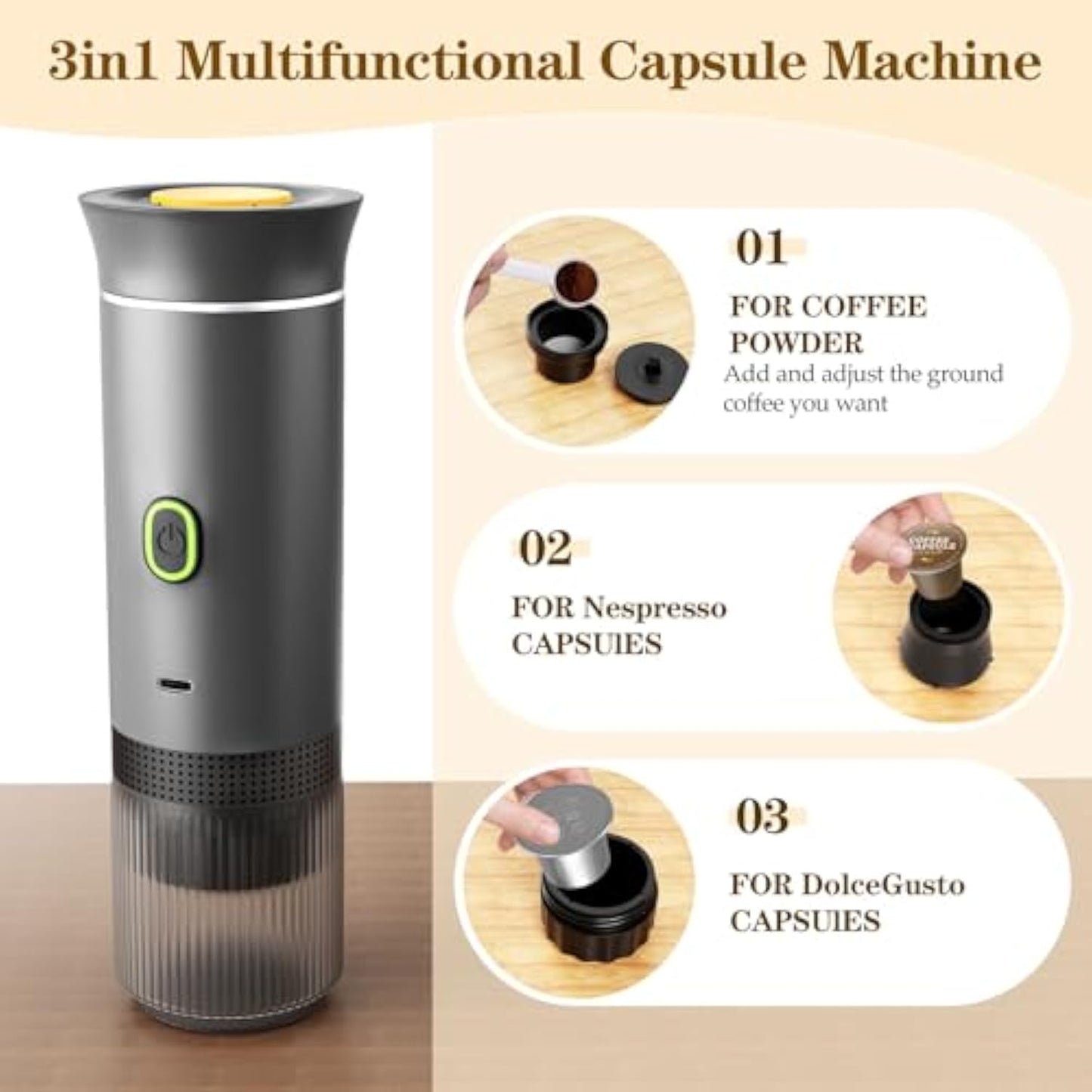 Portable Instant Coffee Maker