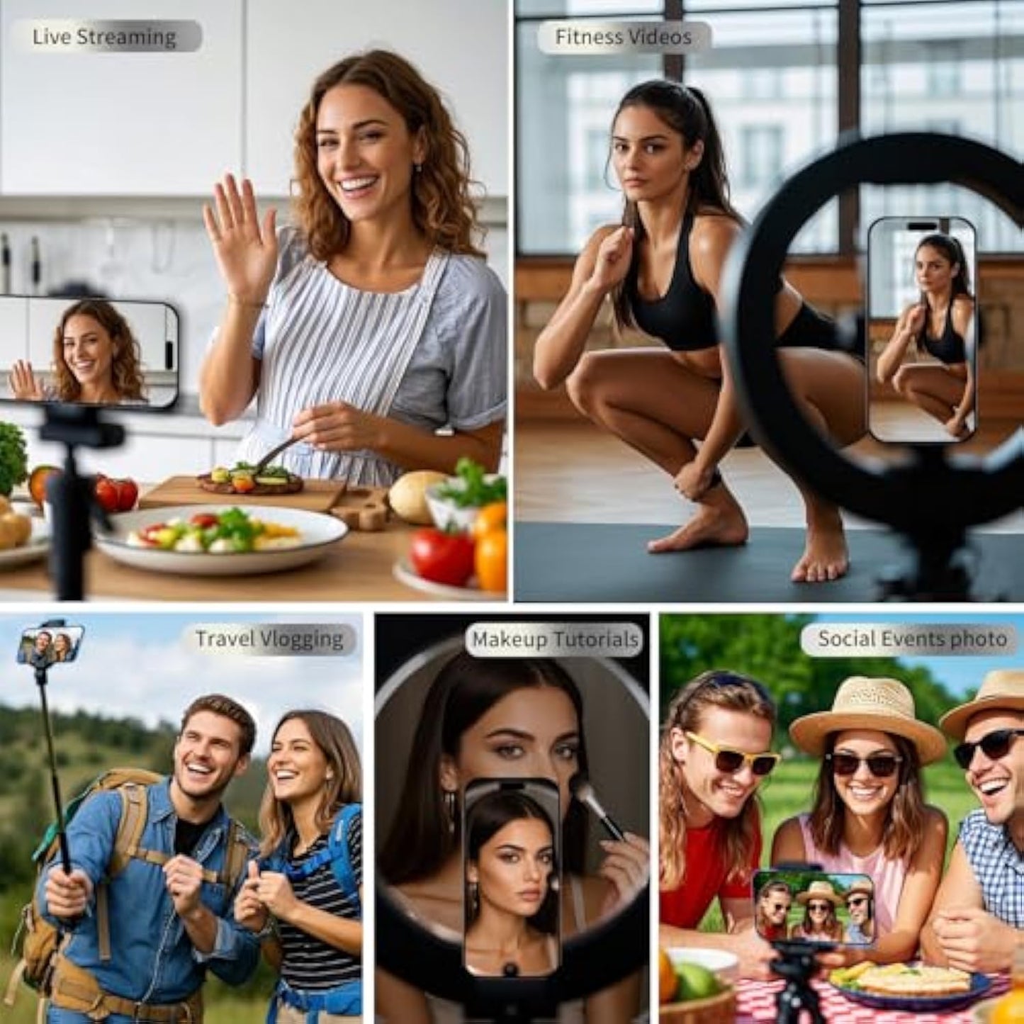 Magnetic Rear Camera Selfie Display