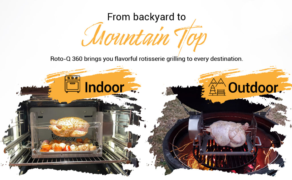 Stainless Steel Rotating Grill