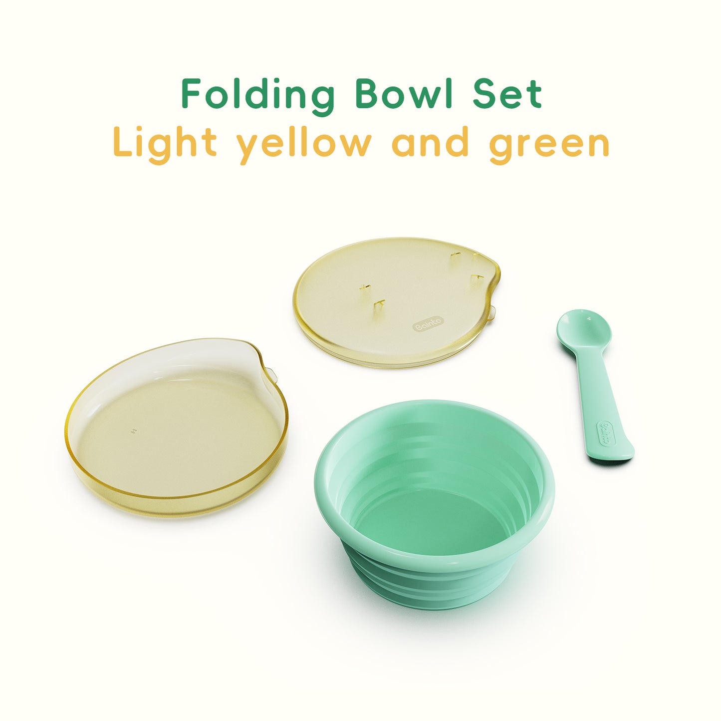Portable Baby Folding Bowl – BPA Free Food-Grade Silicone