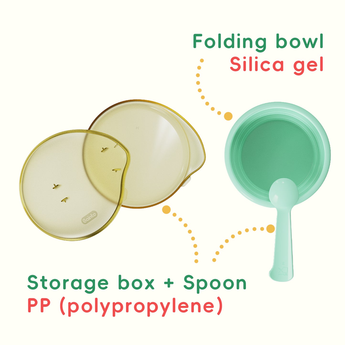Portable Baby Folding Bowl – BPA Free Food-Grade Silicone