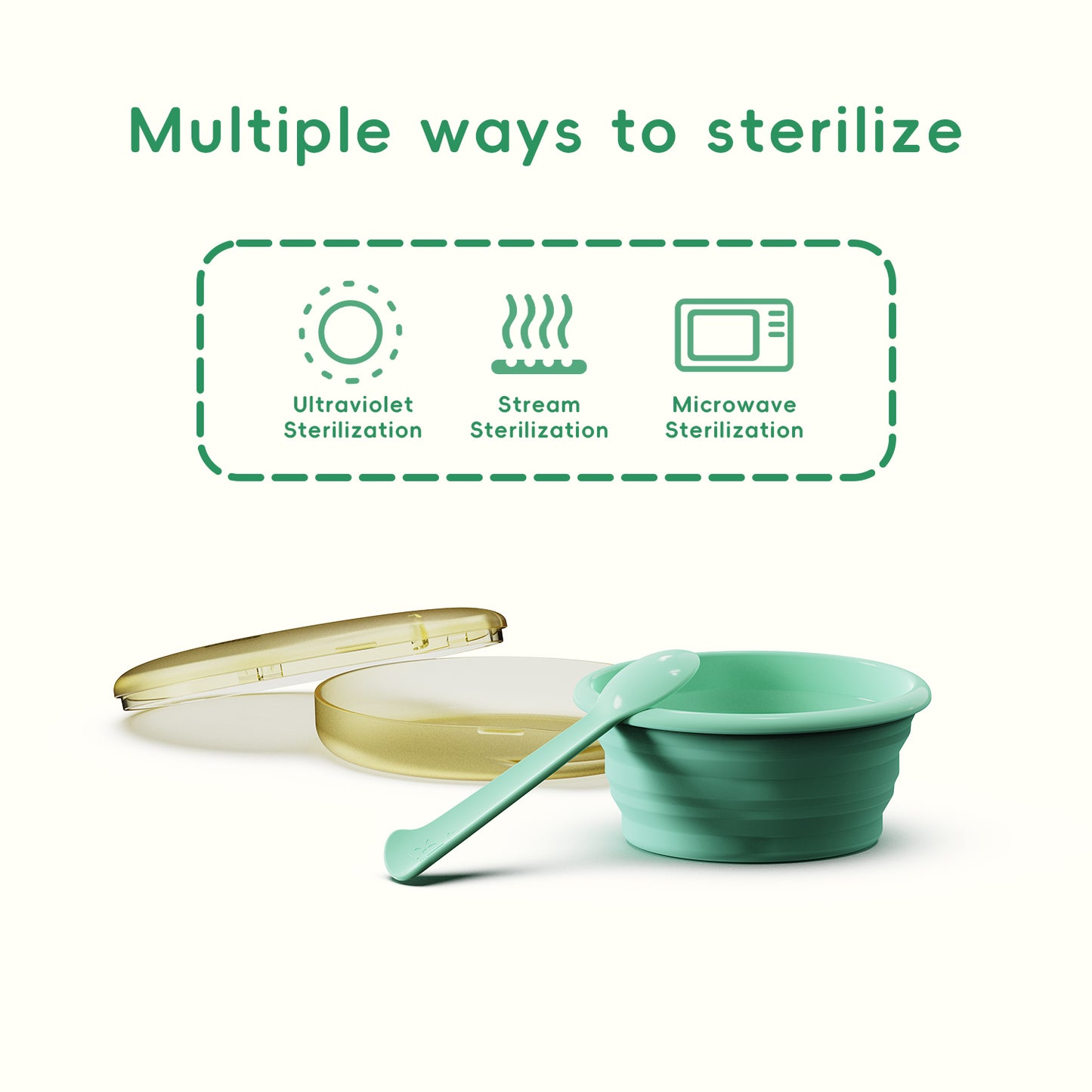 Portable Baby Folding Bowl – BPA Free Food-Grade Silicone