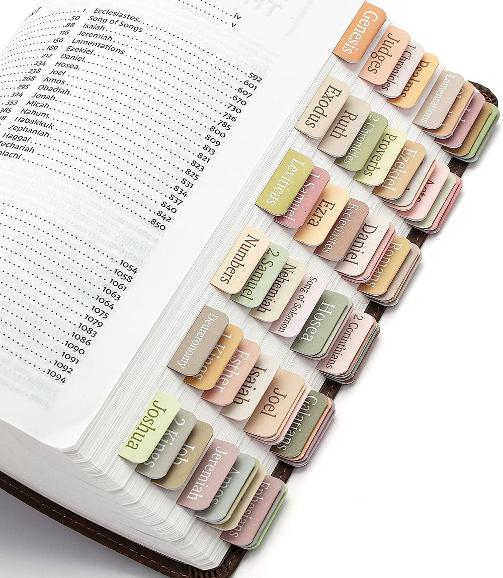Prayer-Themed Bible Tabs | Set of 8 Sheets