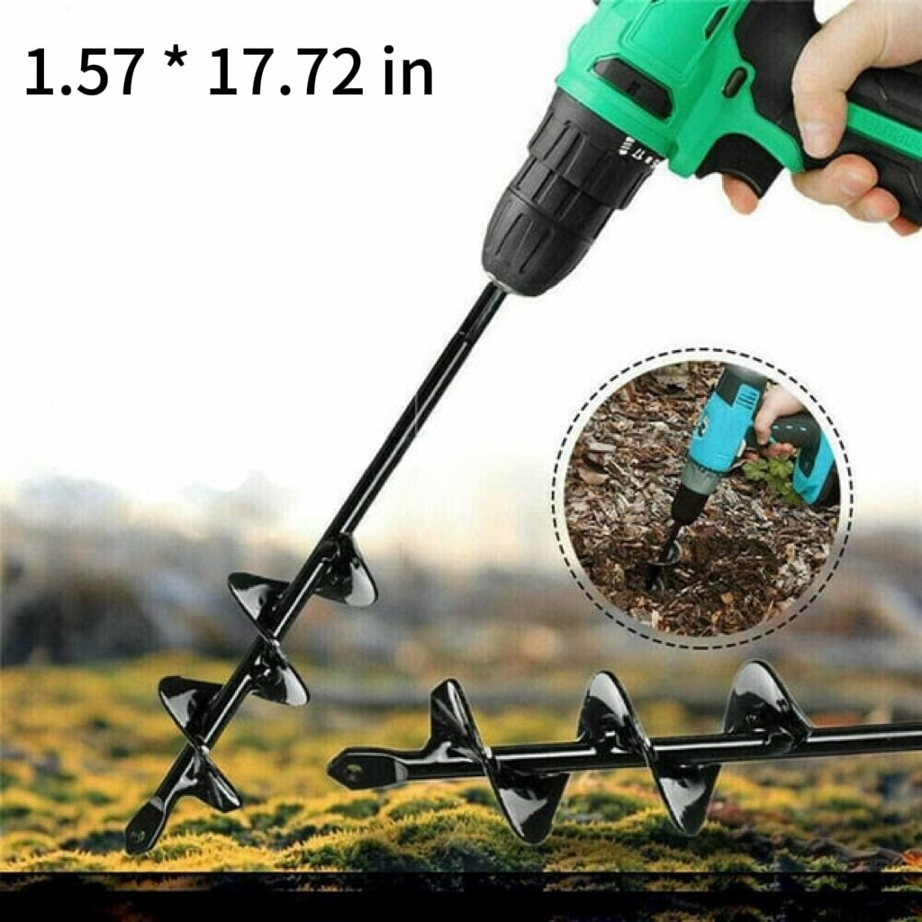 Simple Garden Auger Spiral Drill Bit