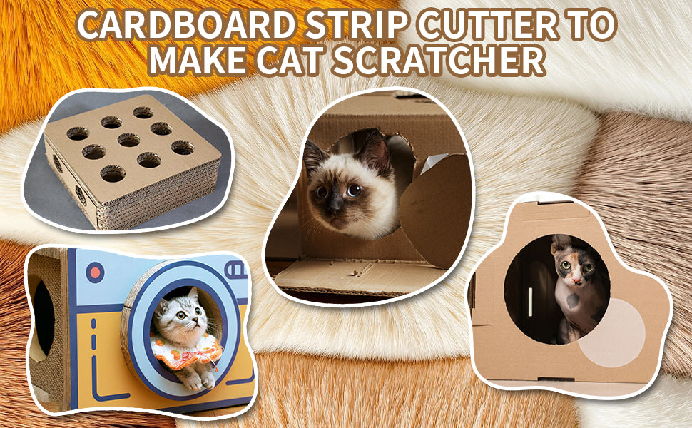 Cardboard Cutter for Cat Scratchers DIY Tool