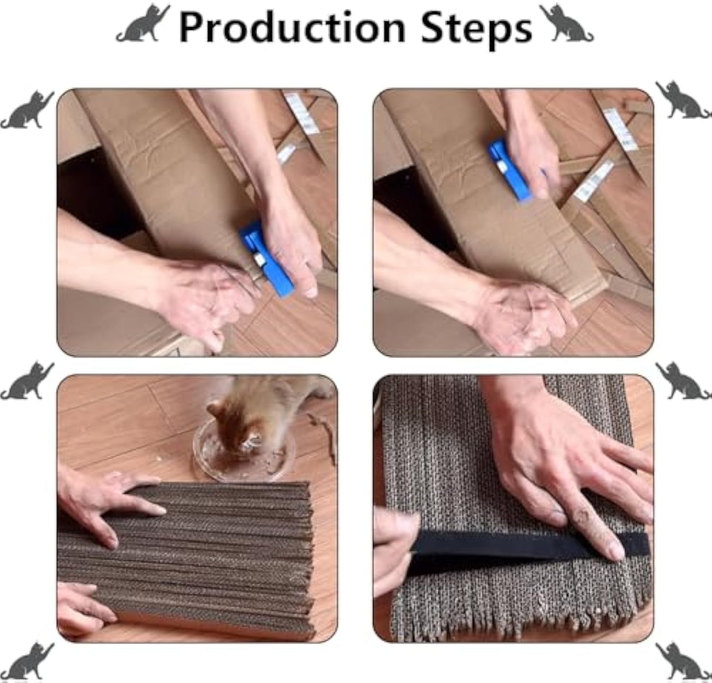 Cardboard Cutter for Cat Scratchers DIY Tool