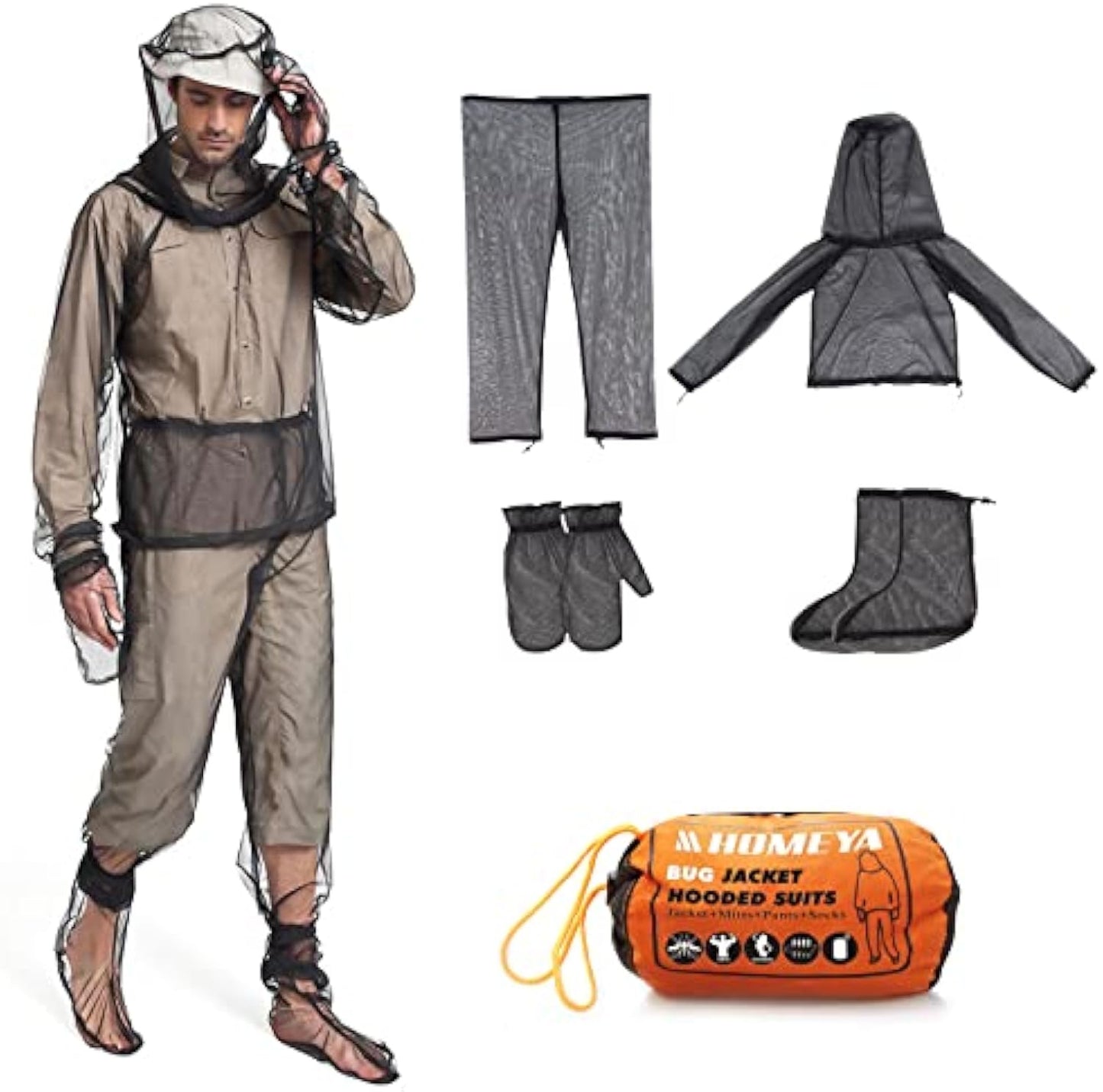 Outdoor Mosquito Net Clothing Set