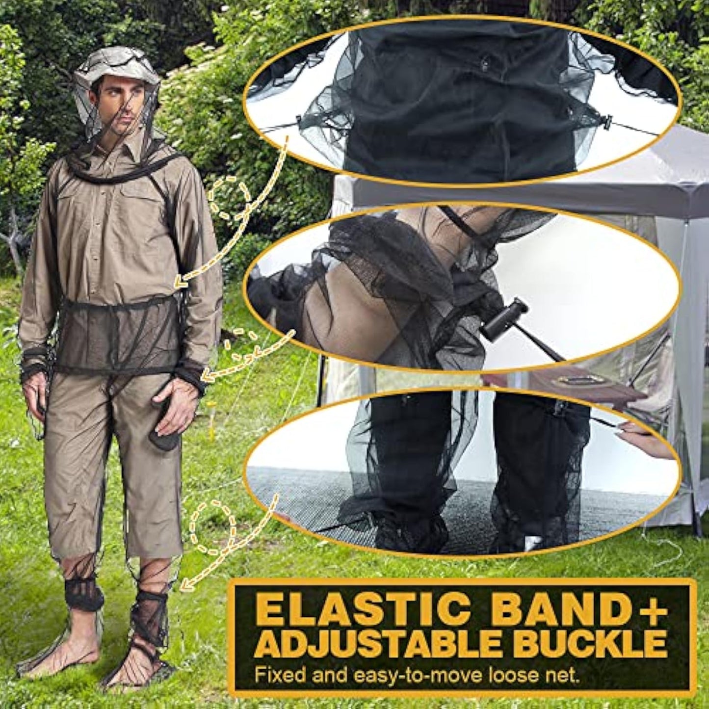 Outdoor Mosquito Net Clothing Set