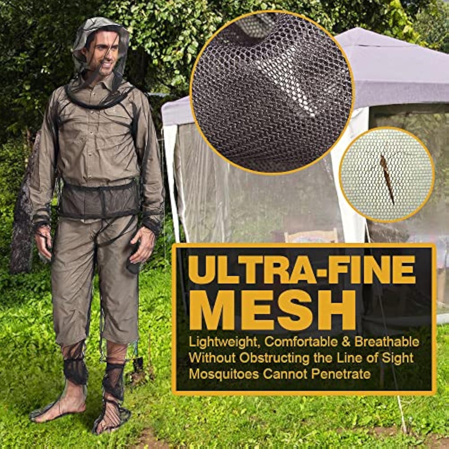 Outdoor Mosquito Net Clothing Set