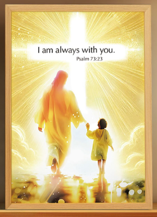 Plug-in Jesus Table Lamp