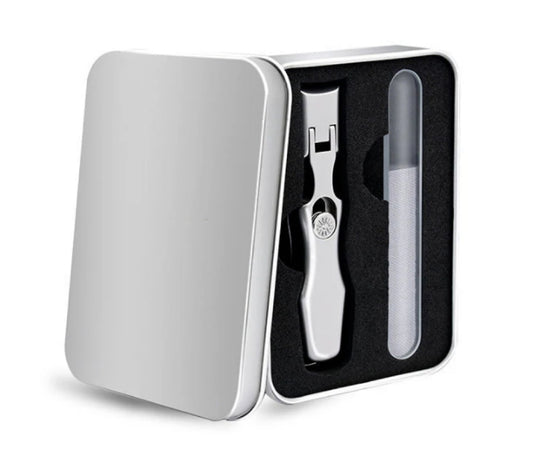 German Nail Clipper（Buy One Get One Free, one black and one silver iron box set）