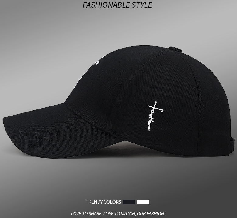 Jesus Cross Cap – Christian Faith Hat for Men & Women, Soft Cotton, Adjustable Fit