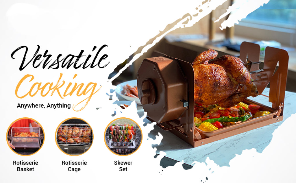 Stainless Steel Rotating Grill