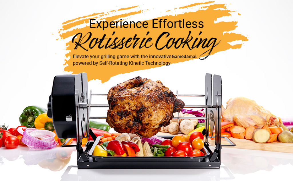 Stainless Steel Rotating Grill