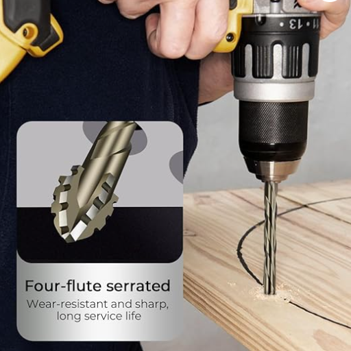 New Quad Edge Sawtooth Drill Bit