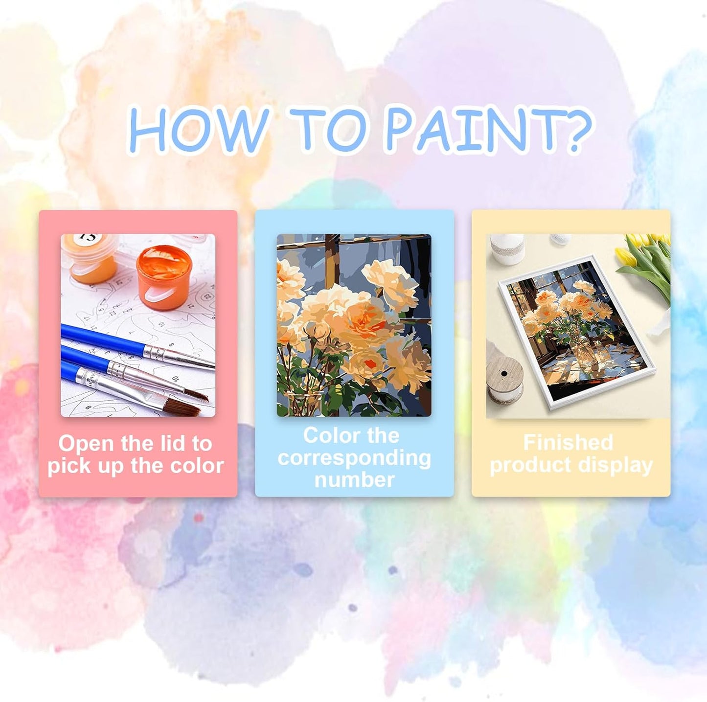 Jesus Embracing a Child Angel Paint by Numbers – Love & Protection DIY Kit