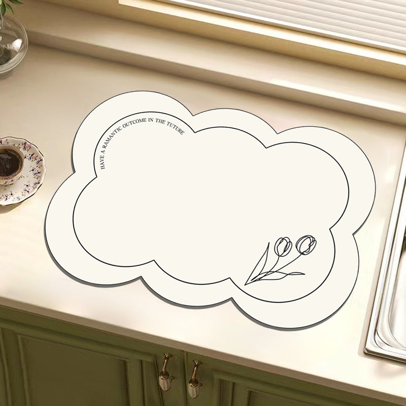 Diatomaceous Earth Kitchen Draining Mat