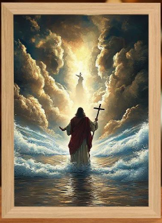 Plug-in Jesus Table Lamp