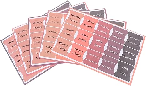 Prayer-Themed Bible Tabs | Set of 8 Sheets