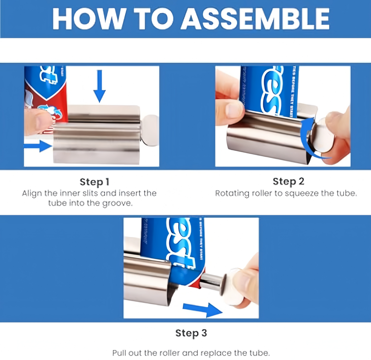 Rolling Toothpaste Squeezer
