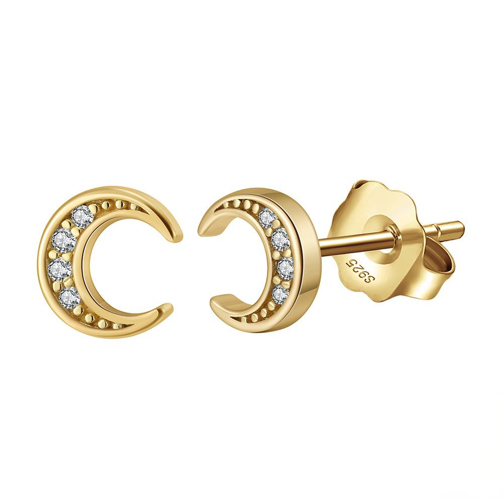 14K Gold Plated/18K Gold Vermeil  Small Huggie Earrings for Women | 925 Sterling Silver Post, Comfortable & Hypoallergenic