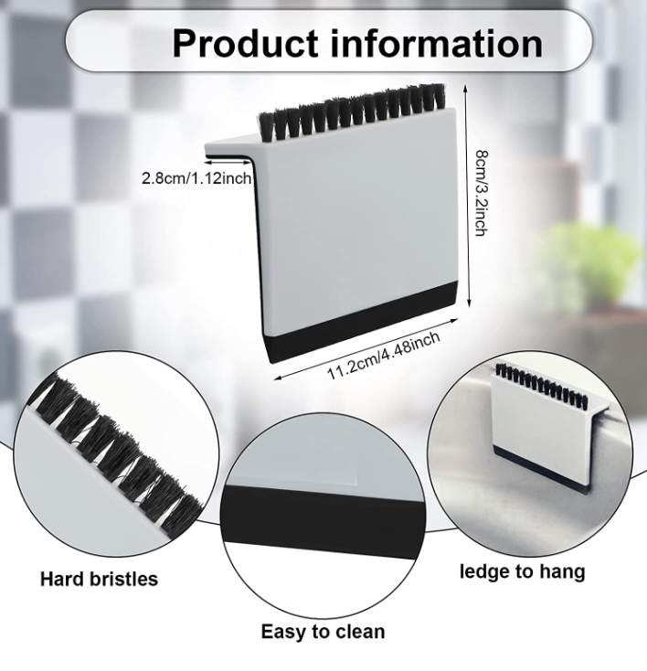 Multi-Function Sink Squeegee & Counter Brush