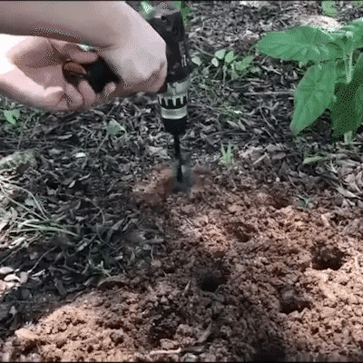 Simple Garden Auger Spiral Drill Bit