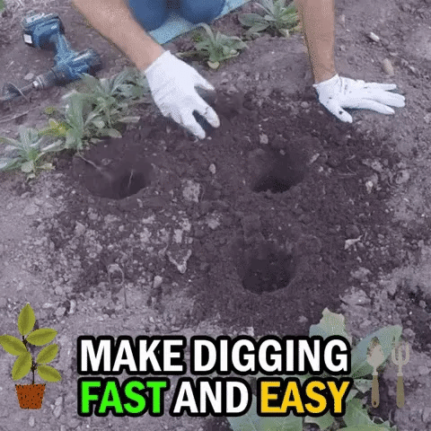 Simple Garden Auger Spiral Drill Bit