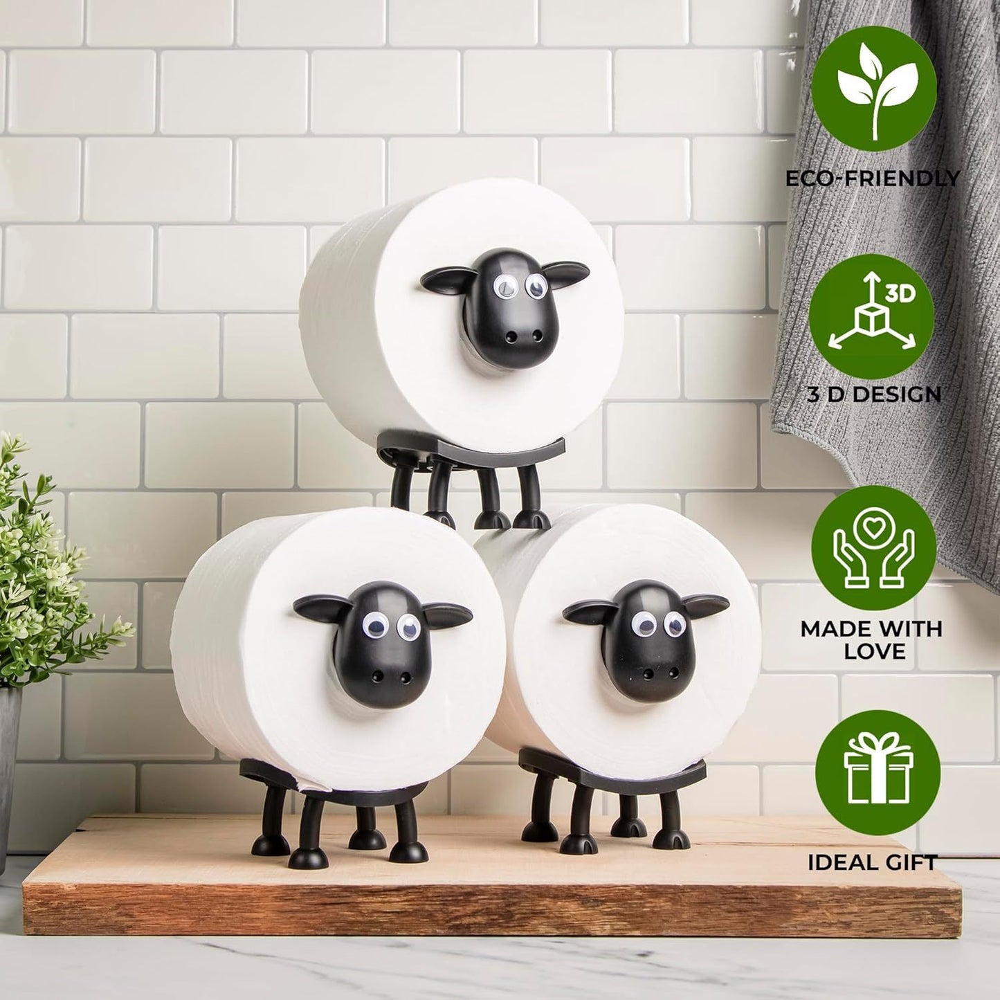 Sheep Toilet Roll Holder