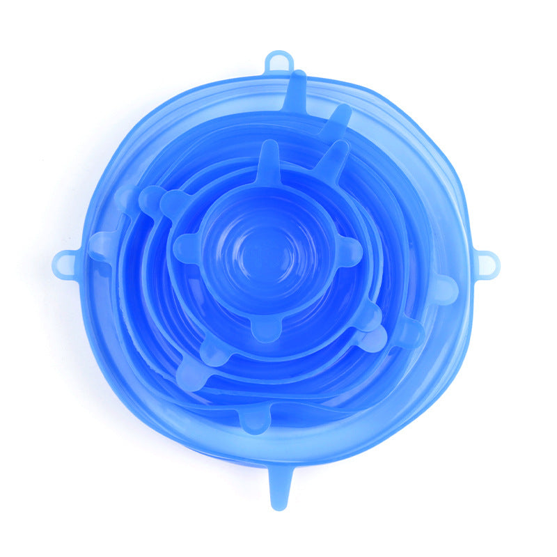 Silicone Stretch Lids – 6 Sizes In 1 Set | Reusable & Airtight Food Covers