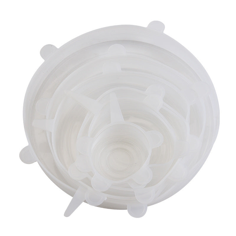 Silicone Stretch Lids – 6 Sizes In 1 Set | Reusable & Airtight Food Covers