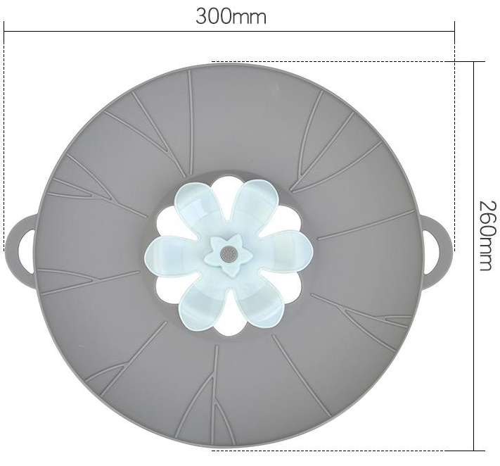 Silicone Spill-Proof Pot Lid – 3 Sizes In 1 Set