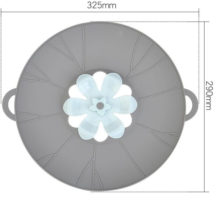 Silicone Spill-Proof Pot Lid – 3 Sizes In 1 Set
