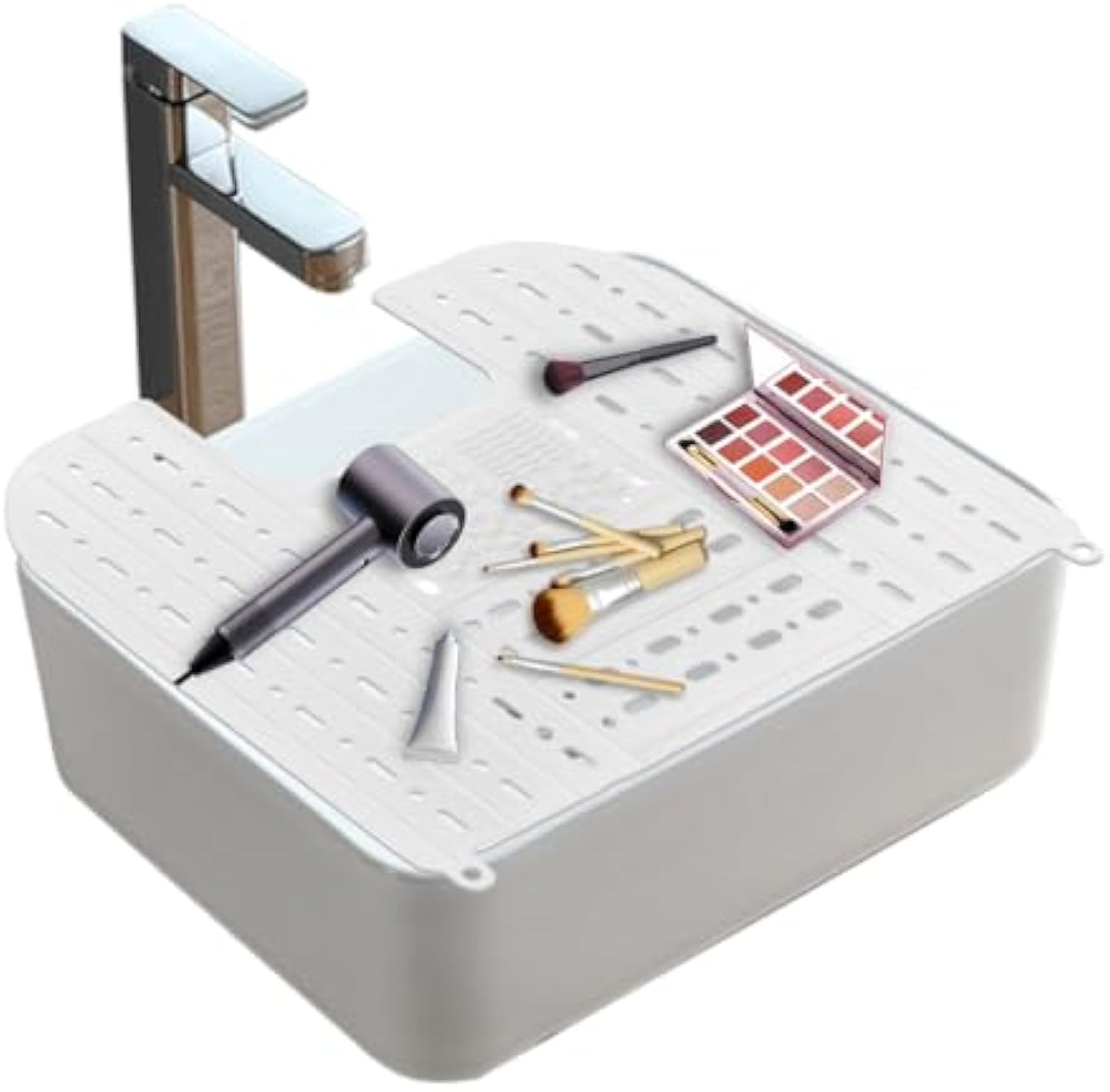 Folding sink cover