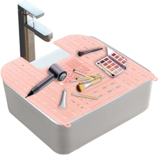 Folding sink cover