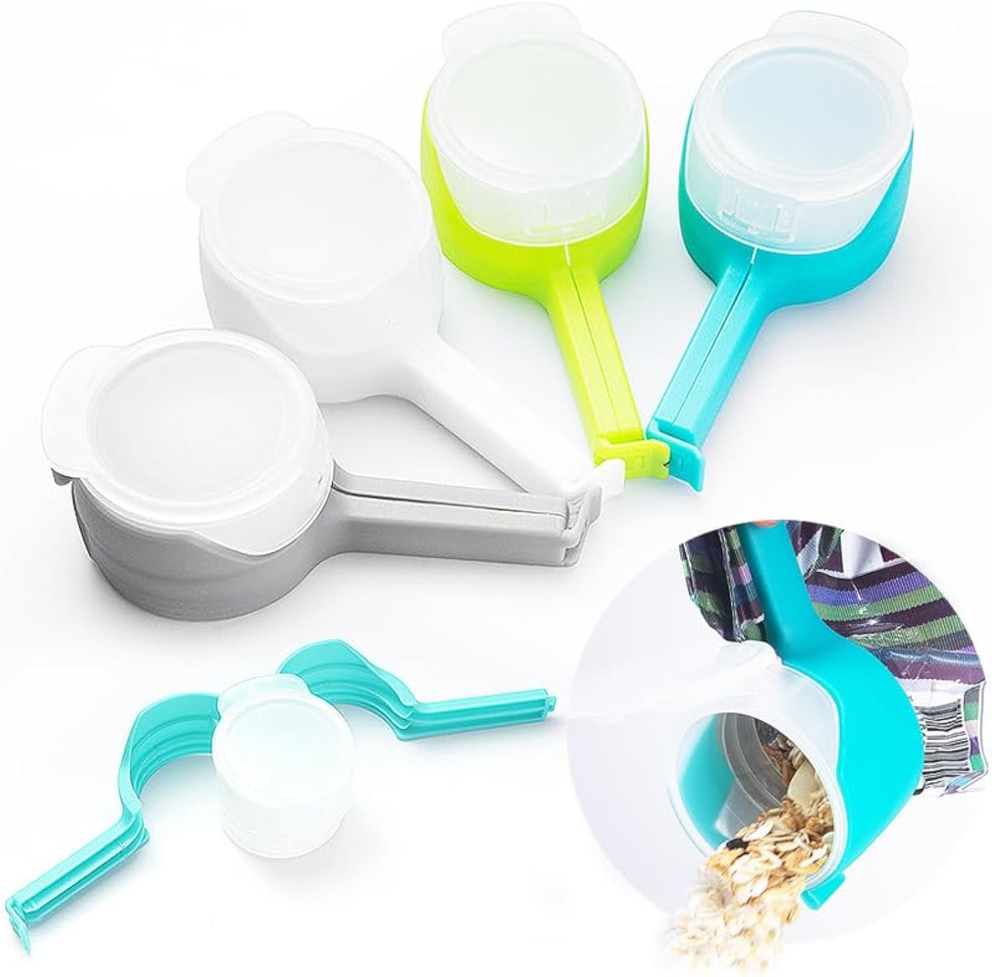 Food Storage Sealing Clip(4 Colors in a Set)