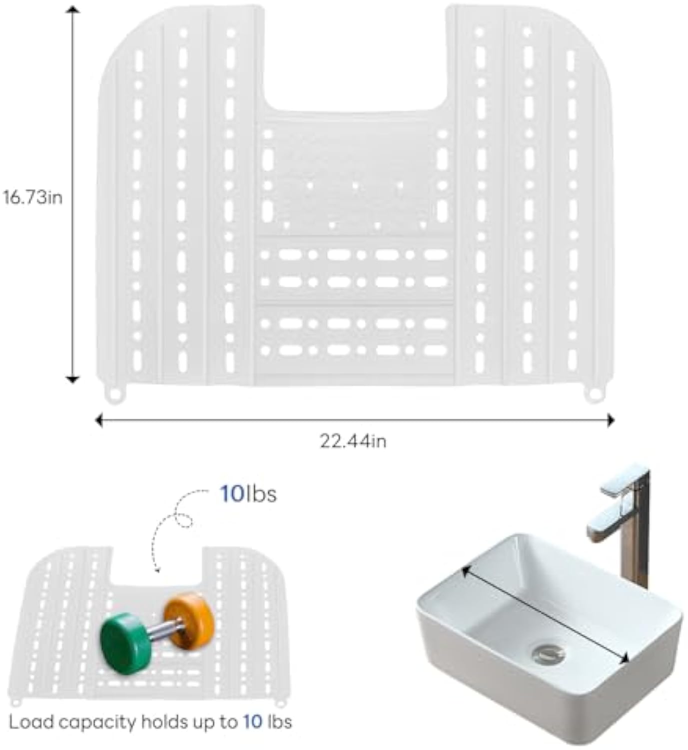 Folding sink cover