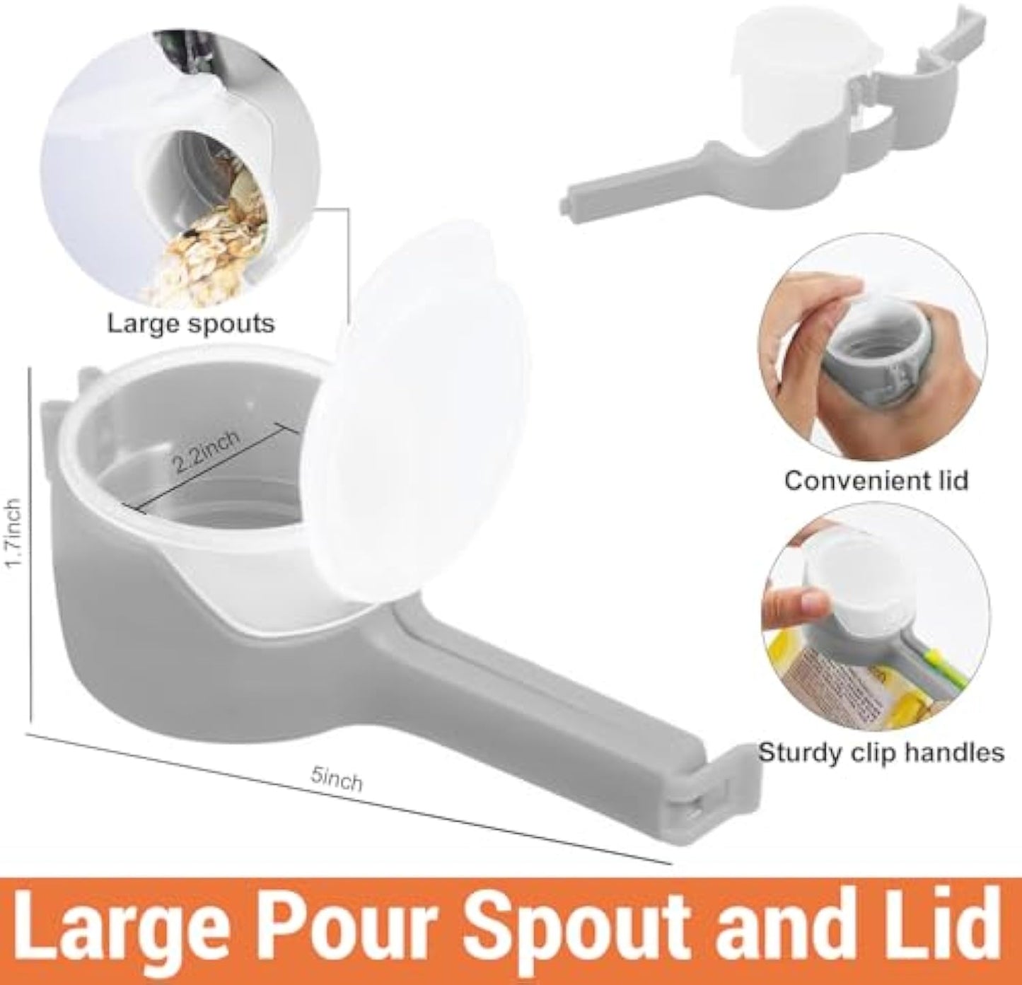 Food Storage Sealing Clip(4 Colors in a Set)