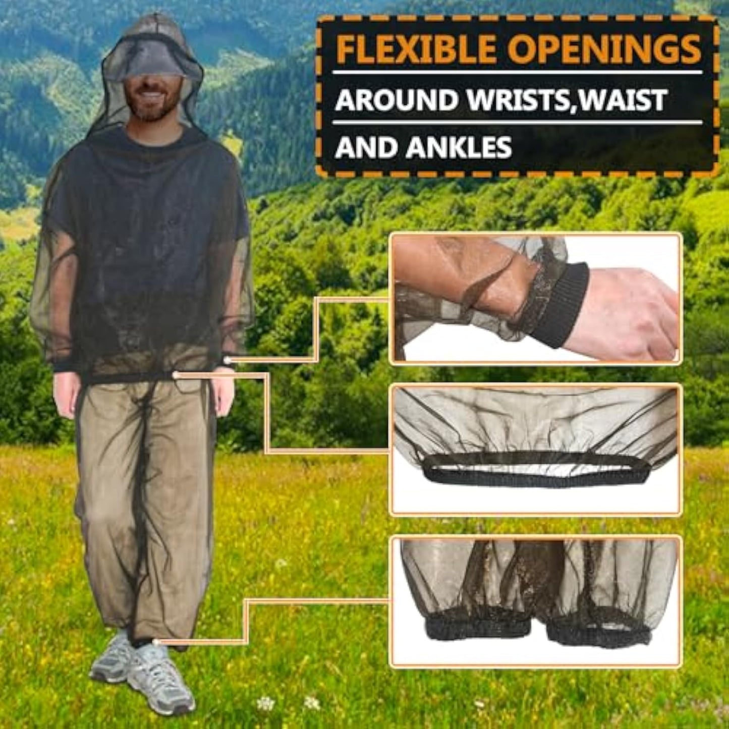 Outdoor Mosquito Net Clothing Set