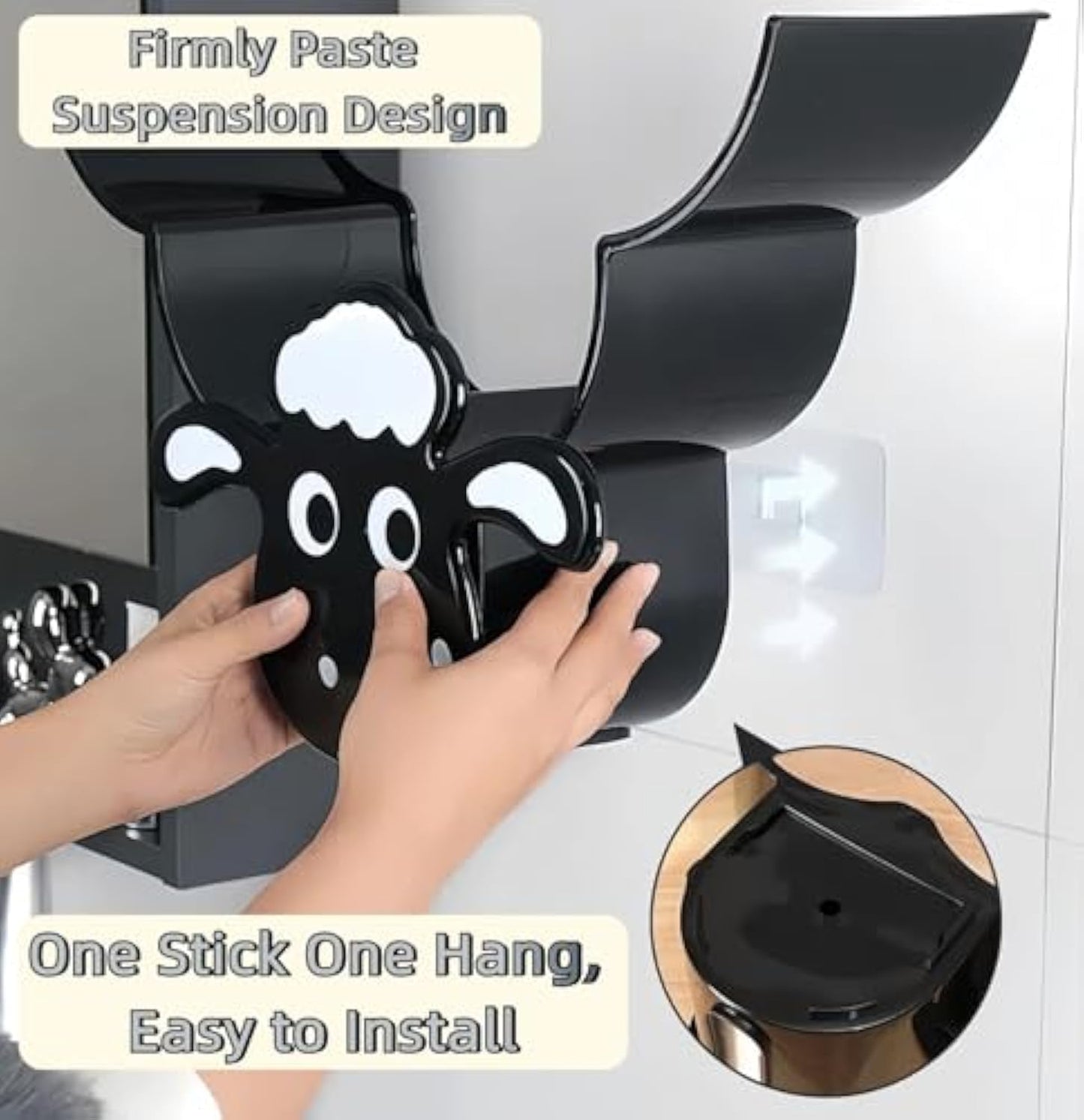 Wall-mounted Sheep-shaped Toilet Paper Holder